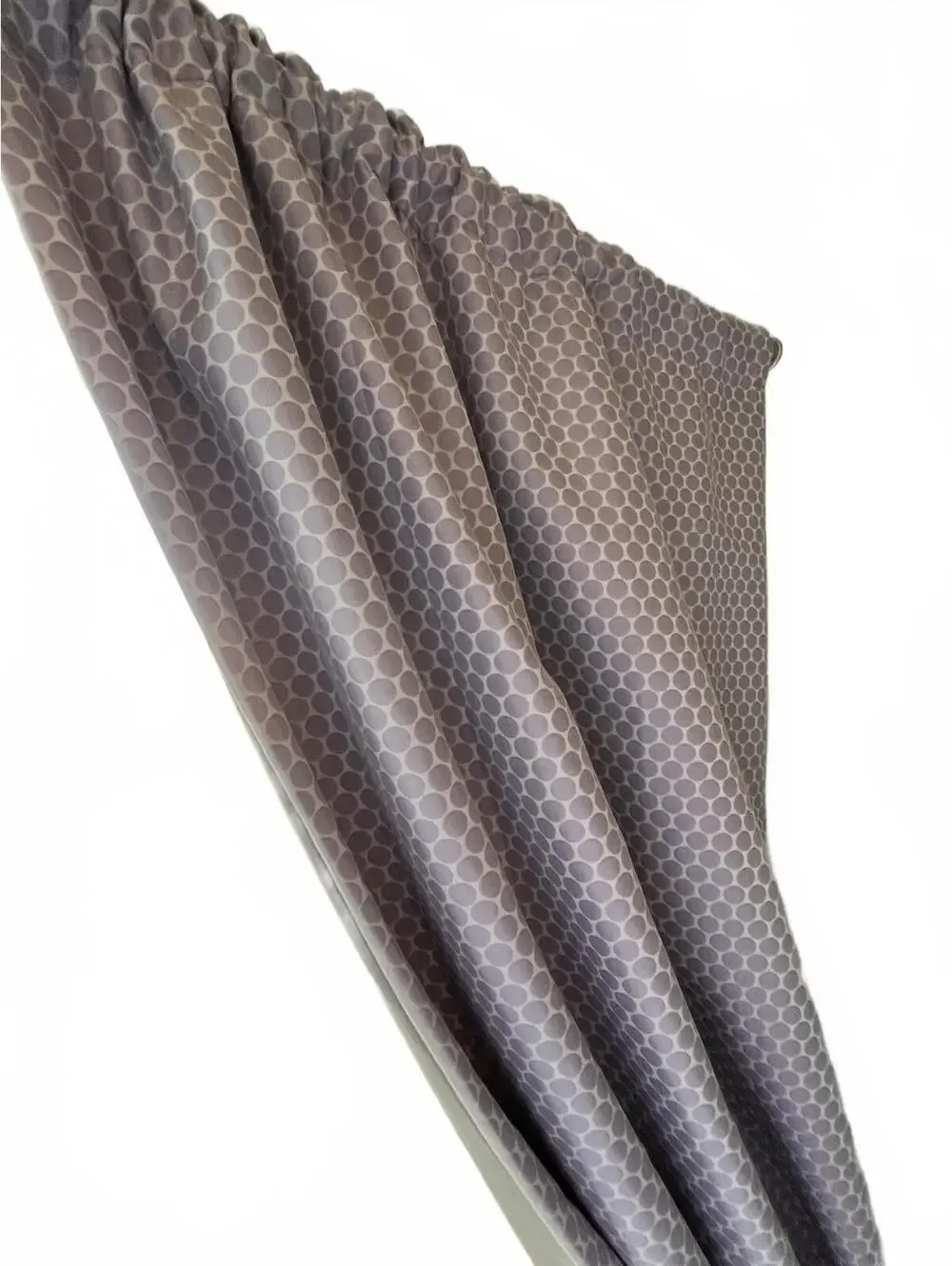 Pottery Barn Kids Purple Polka Dot Blackout Curtain Panel 44x84 Inches 100% Poly